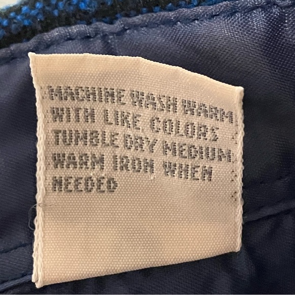 Vintage Outdoor Exchange Blue Green Stripes Button Down Flannel - Picture 9 of 9